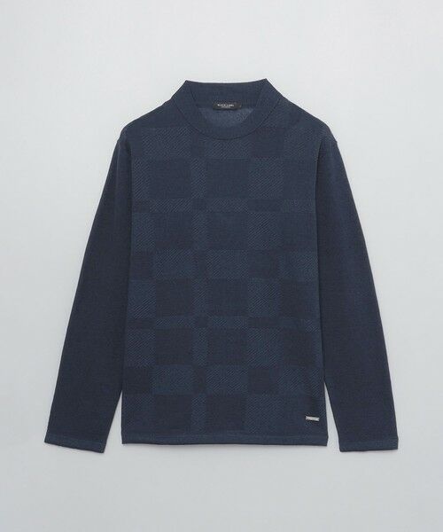 BLUE LABEL / BLACK LABEL CRESTBRIDGE / ブルーレーベル / ブラックレーベル・クレストブリッジ  ニット・セーター | リネンミックスシャドーチェックニット | 詳細20