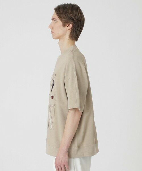 BLUE LABEL / BLACK LABEL CRESTBRIDGE / ブルーレーベル / ブラックレーベル・クレストブリッジ カットソー | ユニオンジャックパッチワークハーフスリーブスウェットシャツ | 詳細12