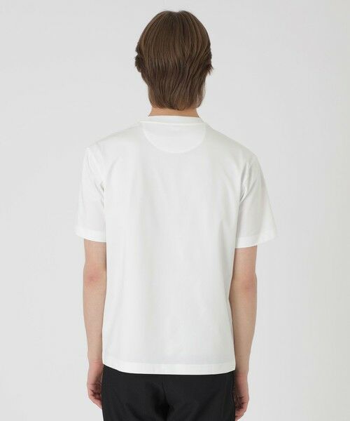 BLUE LABEL / BLACK LABEL CRESTBRIDGE / ブルーレーベル / ブラックレーベル・クレストブリッジ  カットソー | 【BLACK lab.】テクスチャーミックスグラフィックTシャツ | 詳細3