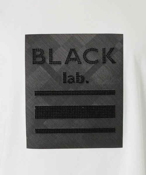 BLUE LABEL / BLACK LABEL CRESTBRIDGE / ブルーレーベル / ブラックレーベル・クレストブリッジ  カットソー | 【BLACK lab.】テクスチャーミックスグラフィックTシャツ | 詳細4