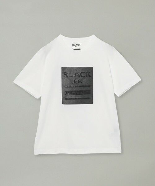 BLUE LABEL / BLACK LABEL CRESTBRIDGE / ブルーレーベル / ブラックレーベル・クレストブリッジ  カットソー | 【BLACK lab.】テクスチャーミックスグラフィックTシャツ | 詳細5
