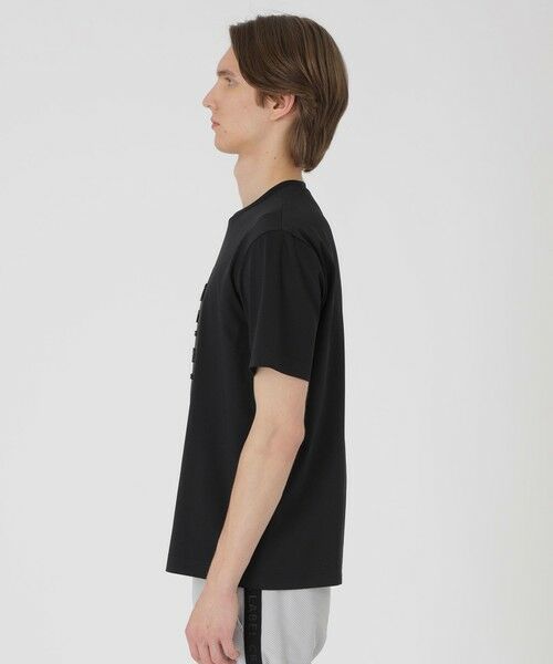BLUE LABEL / BLACK LABEL CRESTBRIDGE / ブルーレーベル / ブラックレーベル・クレストブリッジ  カットソー | 【BLACK lab.】テクスチャーミックスグラフィックTシャツ | 詳細7