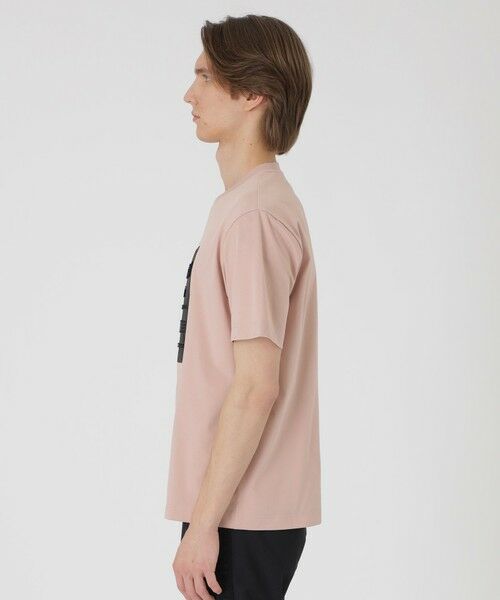 BLUE LABEL / BLACK LABEL CRESTBRIDGE / ブルーレーベル / ブラックレーベル・クレストブリッジ  カットソー | 【BLACK lab.】テクスチャーミックスグラフィックTシャツ | 詳細12