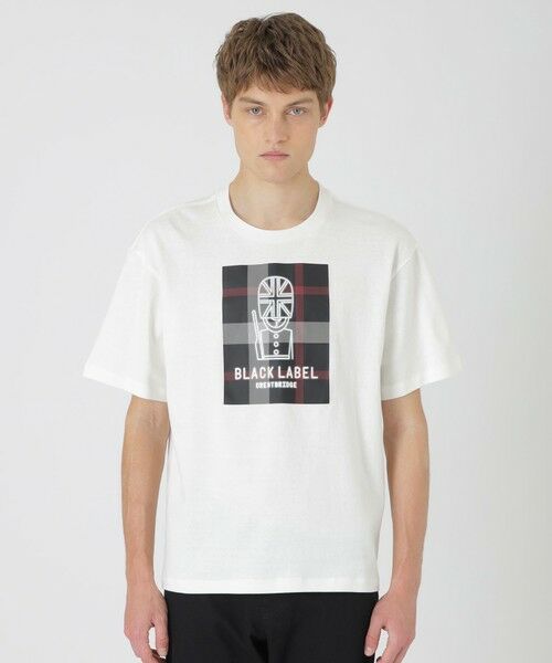 BLUE LABEL / BLACK LABEL CRESTBRIDGE / ブルーレーベル / ブラックレーベル・クレストブリッジ  カットソー | 【予約販売】【WEB限定】ネオンガーズマンスラブTシャツ（オフホワイト1）