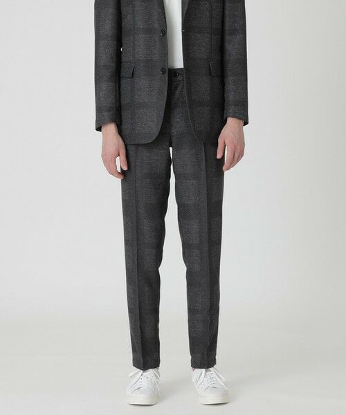 BLUE LABEL / BLACK LABEL CRESTBRIDGE / ブルーレーベル / ブラックレーベル・クレストブリッジ  その他パンツ | シャドーチェックカラミトラウザーズ（グレー5）
