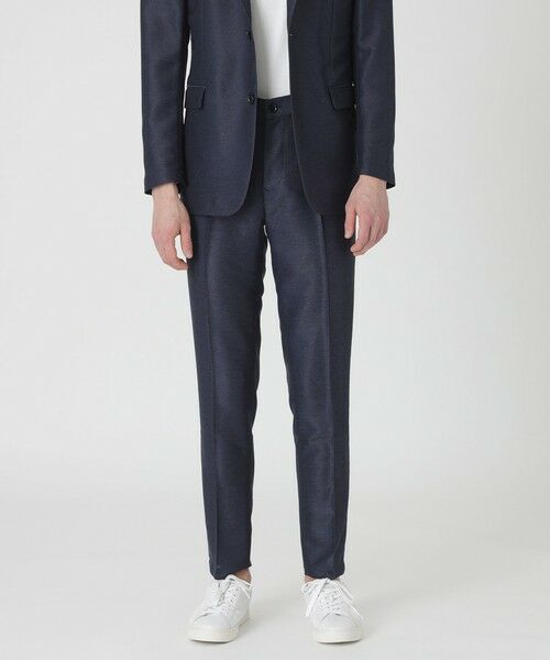 BLUE LABEL / BLACK LABEL CRESTBRIDGE / ブルーレーベル / ブラックレーベル・クレストブリッジ  その他パンツ | メランジカラミトラウザーズ（ネイビー1）