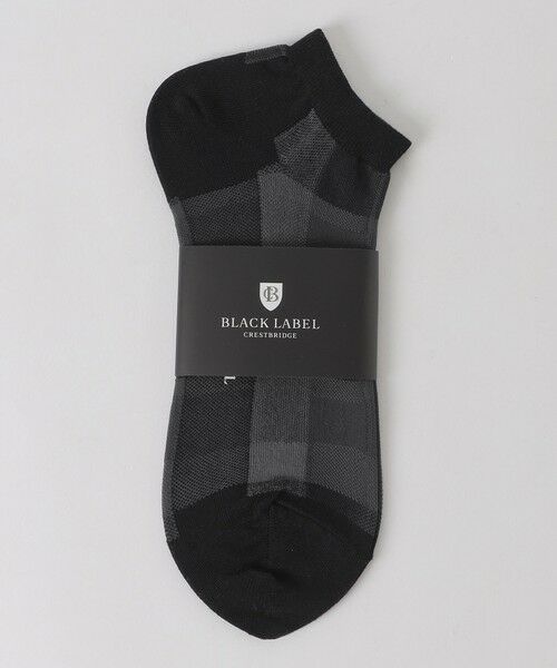 BLUE LABEL / BLACK LABEL CRESTBRIDGE / ブルーレーベル / ブラックレーベル・クレストブリッジ  その他小物 | クレストブリッジチェックショートソックス（ブラック）