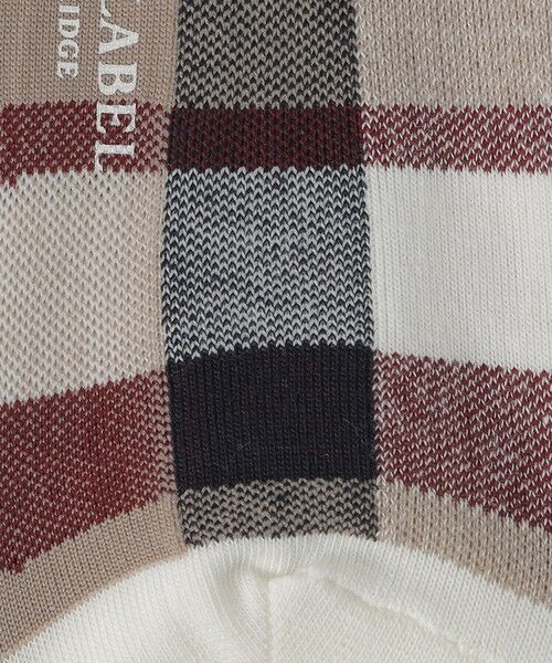 BLUE LABEL / BLACK LABEL CRESTBRIDGE / ブルーレーベル / ブラックレーベル・クレストブリッジ  その他小物 | クレストブリッジチェックショートソックス | 詳細10
