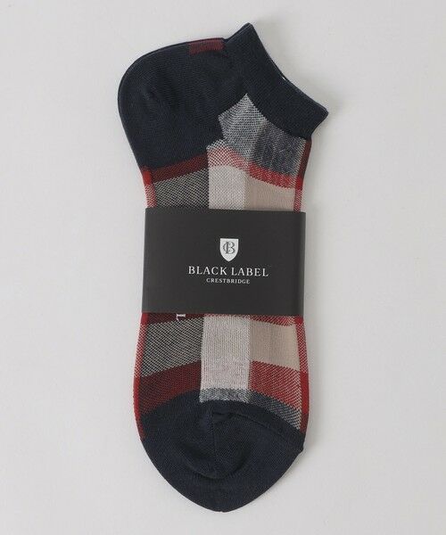 BLUE LABEL / BLACK LABEL CRESTBRIDGE / ブルーレーベル / ブラックレーベル・クレストブリッジ  その他小物 | クレストブリッジチェックショートソックス（ベージュ8）