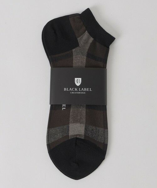 BLUE LABEL / BLACK LABEL CRESTBRIDGE / ブルーレーベル / ブラックレーベル・クレストブリッジ  その他小物 | クレストブリッジチェックショートソックス（ブラウン9）