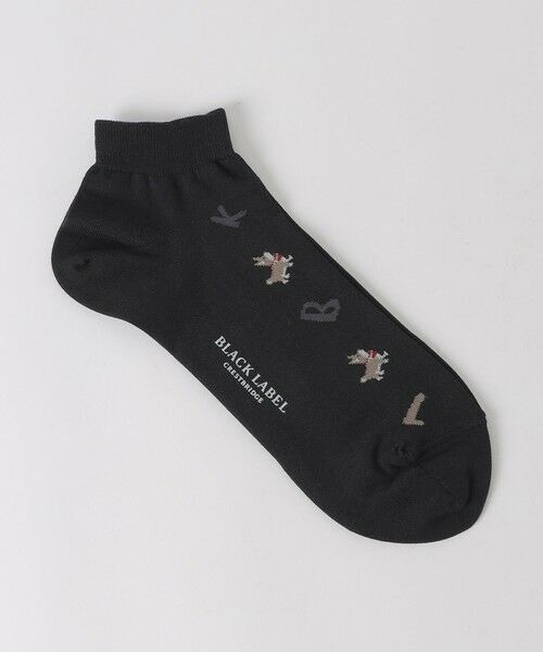 BLUE LABEL / BLACK LABEL CRESTBRIDGE / ブルーレーベル / ブラックレーベル・クレストブリッジ  その他小物 | ランダムロゴコンビコーギーショートソックス | 詳細1