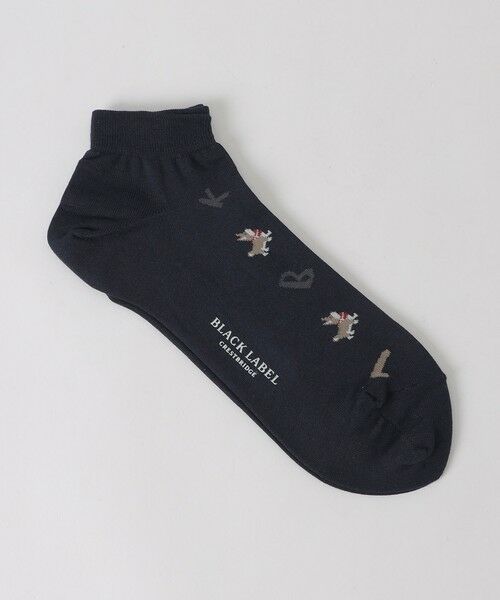 BLUE LABEL / BLACK LABEL CRESTBRIDGE / ブルーレーベル / ブラックレーベル・クレストブリッジ  その他小物 | ランダムロゴコンビコーギーショートソックス | 詳細3