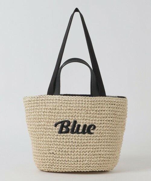 BLUE LABEL / BLACK LABEL CRESTBRIDGE / ブルーレーベル / ブラックレーベル・クレストブリッジ  ショルダーバッグ | ロゴ刺繍ペーパートート | 詳細1