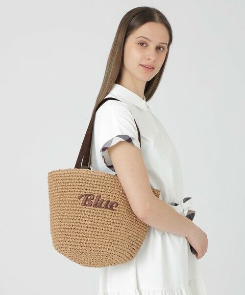 BLUE LABEL / BLACK LABEL CRESTBRIDGE / ブルーレーベル / ブラックレーベル・クレストブリッジ  ショルダーバッグ | ロゴ刺繍ペーパートート | 詳細14