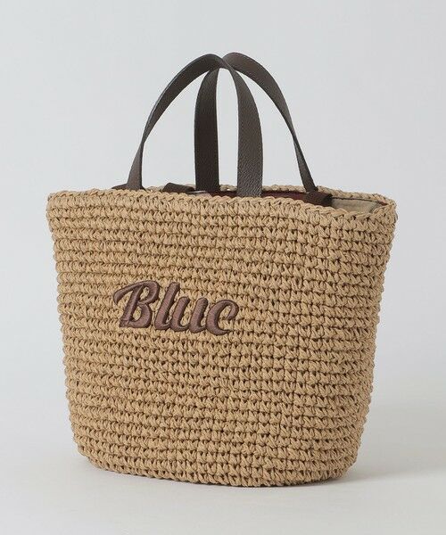 BLUE LABEL / BLACK LABEL CRESTBRIDGE / ブルーレーベル / ブラックレーベル・クレストブリッジ  ショルダーバッグ | ロゴ刺繍ペーパートート（ベージュ6）