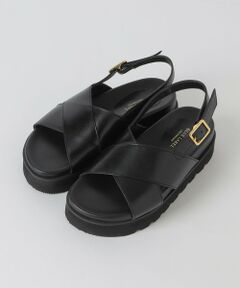 BLUE LABEL / BLACK LABEL CRESTBRIDGE / ブルーレーベル / ブラックレーベル・クレストブリッジ  フラットシューズ | クロスベルトサンダル