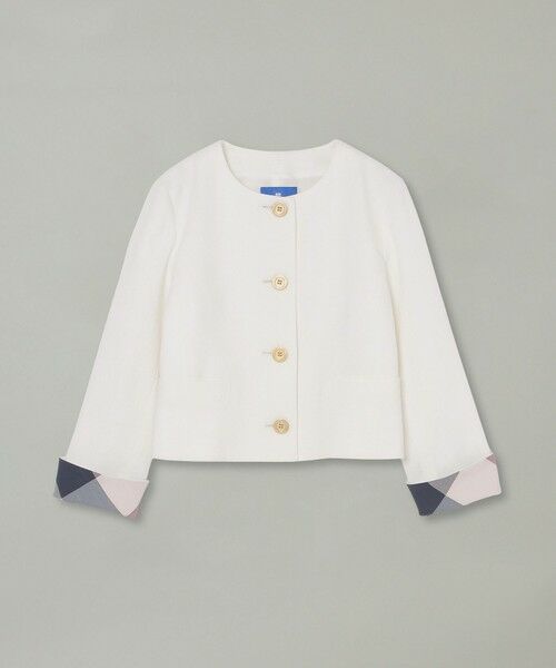 BLUE LABEL / BLACK LABEL CRESTBRIDGE / ブルーレーベル / ブラックレーベル・クレストブリッジ  その他アウター | ストレッチダンガリーノーカラージャケット | 詳細8