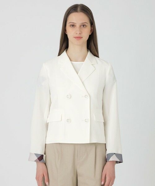 BLUE LABEL / BLACK LABEL CRESTBRIDGE / ブルーレーベル / ブラックレーベル・クレストブリッジ  その他アウター | 【接触冷感】【吸水速乾】【防シワ】ショートジャケット | 詳細2