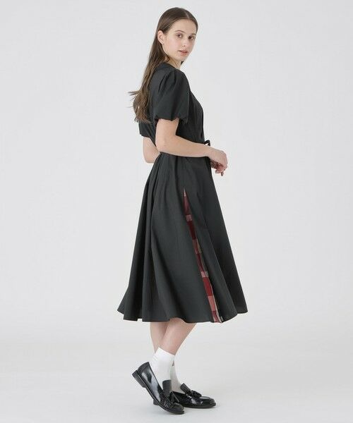 BLUE LABEL / BLACK LABEL CRESTBRIDGE / ブルーレーベル / ブラックレーベル・クレストブリッジ  ドレス | バルーンスリーブシャツドレス | 詳細1