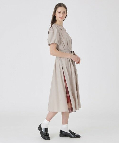 BLUE LABEL / BLACK LABEL CRESTBRIDGE / ブルーレーベル / ブラックレーベル・クレストブリッジ  ドレス | バルーンスリーブシャツドレス | 詳細17