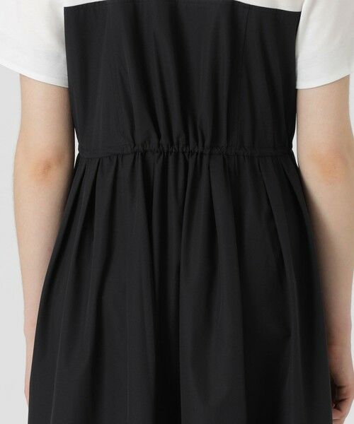 BLUE LABEL / BLACK LABEL CRESTBRIDGE / ブルーレーベル / ブラックレーベル・クレストブリッジ  ドレス | 【予約販売】ストレッチプルーフクロスカットコンビドレス | 詳細4