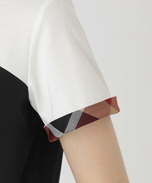 BLUE LABEL / BLACK LABEL CRESTBRIDGE / ブルーレーベル / ブラックレーベル・クレストブリッジ  ドレス | 【予約販売】ストレッチプルーフクロスカットコンビドレス | 詳細6