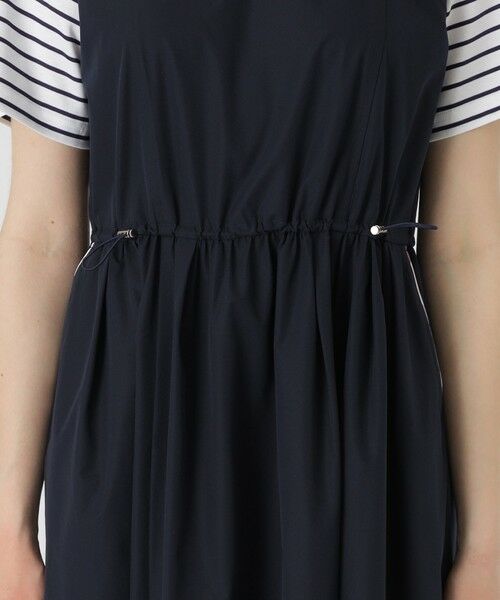 BLUE LABEL / BLACK LABEL CRESTBRIDGE / ブルーレーベル / ブラックレーベル・クレストブリッジ  ドレス | 【予約販売】ストレッチプルーフクロスカットコンビドレス | 詳細10