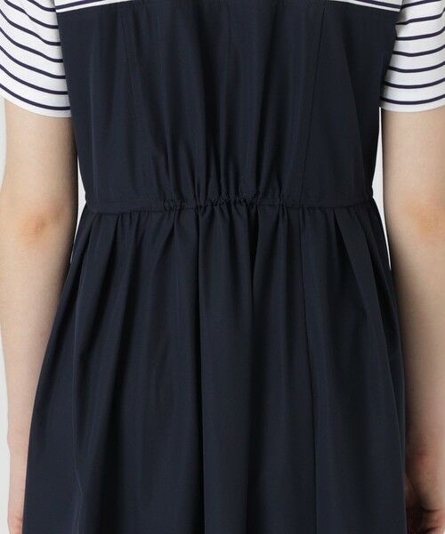 BLUE LABEL / BLACK LABEL CRESTBRIDGE / ブルーレーベル / ブラックレーベル・クレストブリッジ  ドレス | 【予約販売】ストレッチプルーフクロスカットコンビドレス | 詳細11
