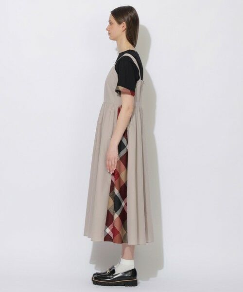 BLUE LABEL / BLACK LABEL CRESTBRIDGE / ブルーレーベル / ブラックレーベル・クレストブリッジ  ドレス | 【WEB限定】サイドパーシャルチェックジャンパードレス | 詳細7
