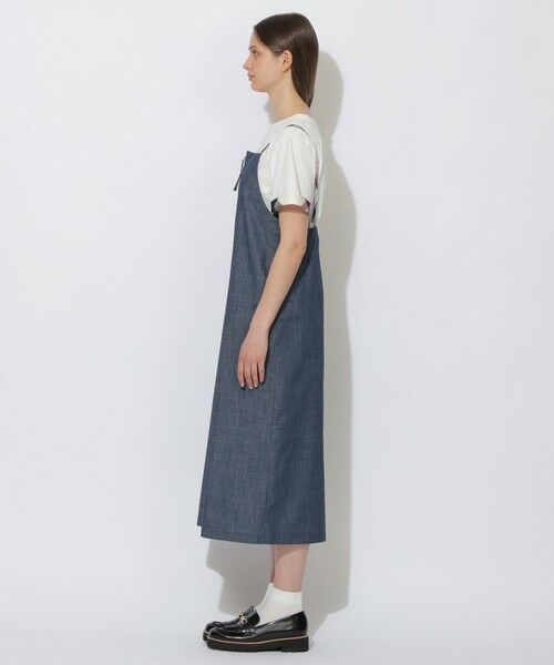 BLUE LABEL / BLACK LABEL CRESTBRIDGE / ブルーレーベル / ブラックレーベル・クレストブリッジ  ドレス | 【WEB限定】ライトスラブシャンブレージャンパードレス | 詳細1