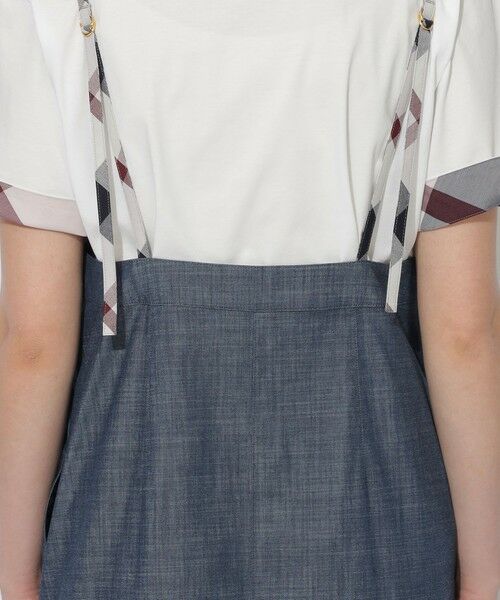 BLUE LABEL / BLACK LABEL CRESTBRIDGE / ブルーレーベル / ブラックレーベル・クレストブリッジ  ドレス | 【WEB限定】ライトスラブシャンブレージャンパードレス | 詳細4