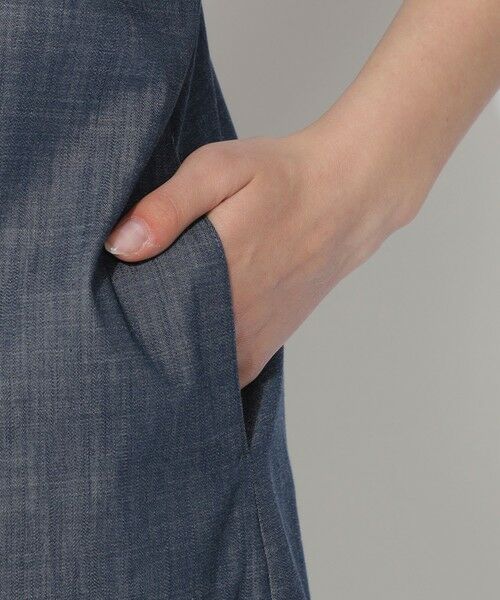 BLUE LABEL / BLACK LABEL CRESTBRIDGE / ブルーレーベル / ブラックレーベル・クレストブリッジ  ドレス | 【WEB限定】ライトスラブシャンブレージャンパードレス | 詳細5