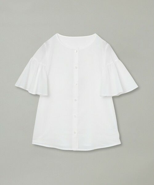 BLUE LABEL / BLACK LABEL CRESTBRIDGE / ブルーレーベル / ブラックレーベル・クレストブリッジ  シャツ・ブラウス | クレストブリッジチェックシアーボイルフリルスリーブブラウス | 詳細6