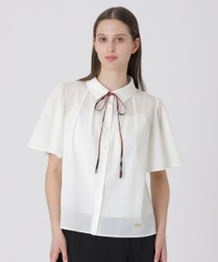 BLUE LABEL / BLACK LABEL CRESTBRIDGE / ブルーレーベル / ブラックレーベル・クレストブリッジ  シャツ・ブラウス | 【取扱店舗限定】オーガンジーブラウス