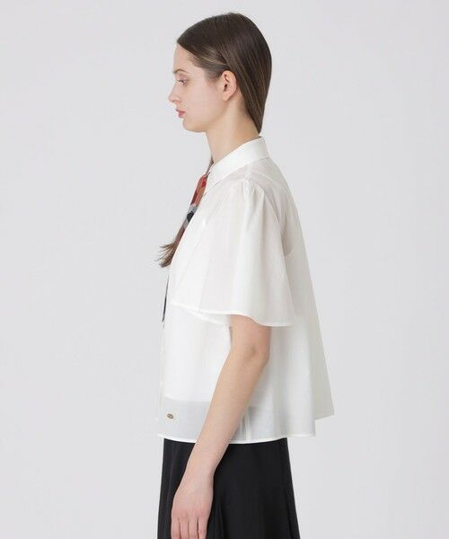 BLUE LABEL / BLACK LABEL CRESTBRIDGE / ブルーレーベル / ブラックレーベル・クレストブリッジ  シャツ・ブラウス | 【取扱店舗限定】オーガンジーブラウス | 詳細3