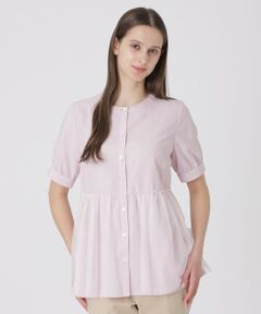 BLUE LABEL / BLACK LABEL CRESTBRIDGE / ブルーレーベル / ブラックレーベル・クレストブリッジ  シャツ・ブラウス | コットンライクナチュラルローンペプラムブラウス