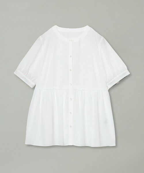 BLUE LABEL / BLACK LABEL CRESTBRIDGE / ブルーレーベル / ブラックレーベル・クレストブリッジ  シャツ・ブラウス | コットンライクナチュラルローンペプラムブラウス | 詳細8