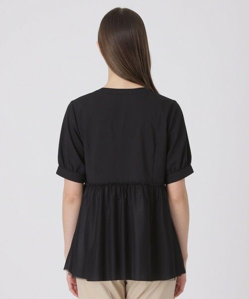 BLUE LABEL / BLACK LABEL CRESTBRIDGE / ブルーレーベル / ブラックレーベル・クレストブリッジ  シャツ・ブラウス | コットンライクナチュラルローンペプラムブラウス | 詳細12