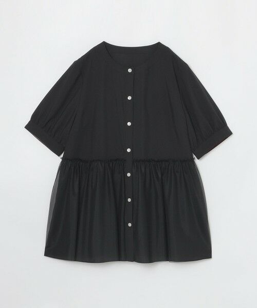 BLUE LABEL / BLACK LABEL CRESTBRIDGE / ブルーレーベル / ブラックレーベル・クレストブリッジ  シャツ・ブラウス | コットンライクナチュラルローンペプラムブラウス | 詳細16