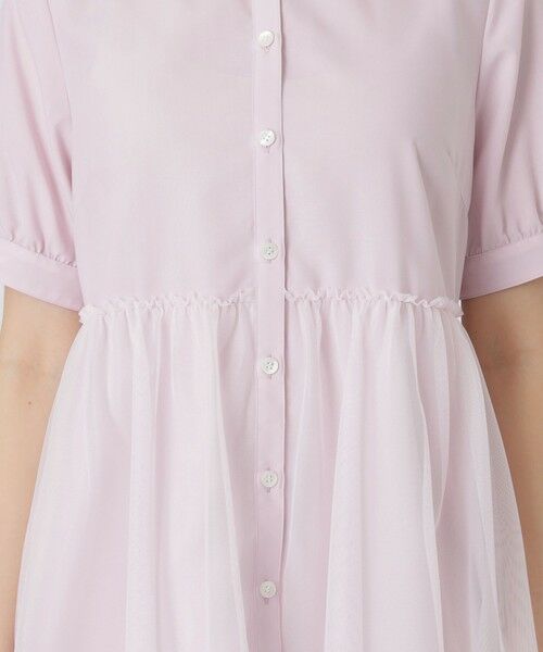 BLUE LABEL / BLACK LABEL CRESTBRIDGE / ブルーレーベル / ブラックレーベル・クレストブリッジ  シャツ・ブラウス | コットンライクナチュラルローンペプラムブラウス | 詳細21