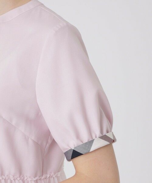 BLUE LABEL / BLACK LABEL CRESTBRIDGE / ブルーレーベル / ブラックレーベル・クレストブリッジ  シャツ・ブラウス | コットンライクナチュラルローンペプラムブラウス | 詳細23