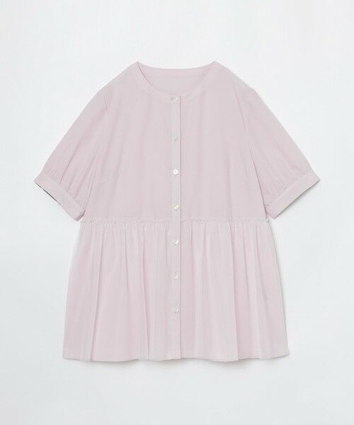 BLUE LABEL / BLACK LABEL CRESTBRIDGE / ブルーレーベル / ブラックレーベル・クレストブリッジ  シャツ・ブラウス | コットンライクナチュラルローンペプラムブラウス | 詳細24