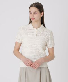 BLUE LABEL / BLACK LABEL CRESTBRIDGE / ブルーレーベル / ブラックレーベル・クレストブリッジ  ニット・セーター | コットンレーシージャージーニットトップス