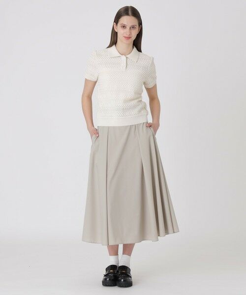 BLUE LABEL / BLACK LABEL CRESTBRIDGE / ブルーレーベル / ブラックレーベル・クレストブリッジ  ニット・セーター | コットンレーシージャージーニットトップス | 詳細1