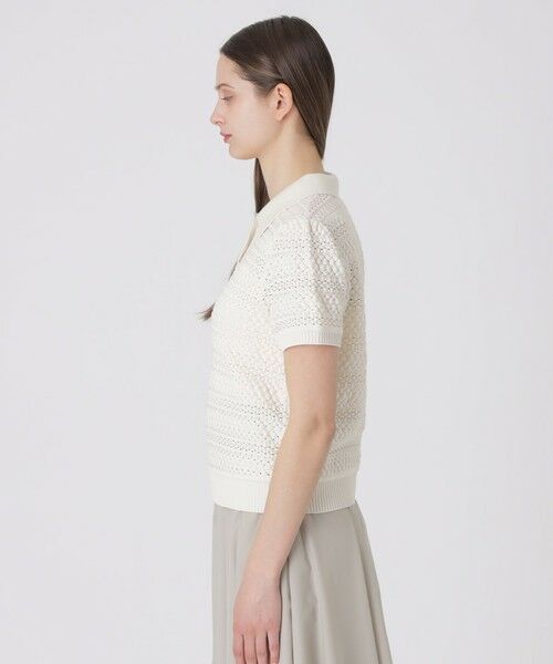 BLUE LABEL / BLACK LABEL CRESTBRIDGE / ブルーレーベル / ブラックレーベル・クレストブリッジ  ニット・セーター | コットンレーシージャージーニットトップス | 詳細3