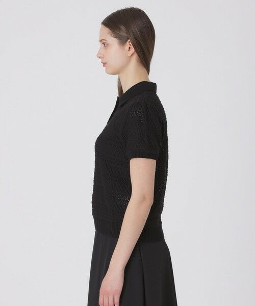 BLUE LABEL / BLACK LABEL CRESTBRIDGE / ブルーレーベル / ブラックレーベル・クレストブリッジ  ニット・セーター | コットンレーシージャージーニットトップス | 詳細8