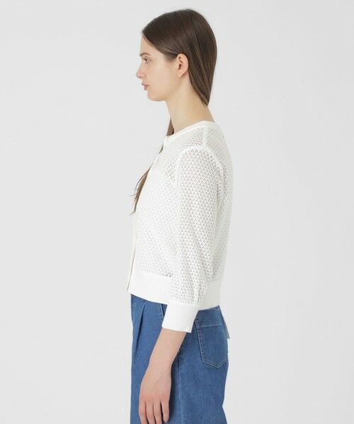 BLUE LABEL / BLACK LABEL CRESTBRIDGE / ブルーレーベル / ブラックレーベル・クレストブリッジ  ニット・セーター | 【予約販売】格子レースカーディガン | 詳細3