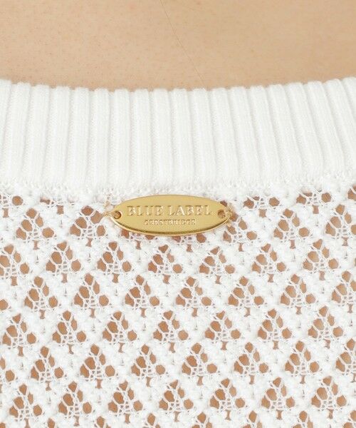 BLUE LABEL / BLACK LABEL CRESTBRIDGE / ブルーレーベル / ブラックレーベル・クレストブリッジ  ニット・セーター | 【予約販売】格子レースカーディガン | 詳細6