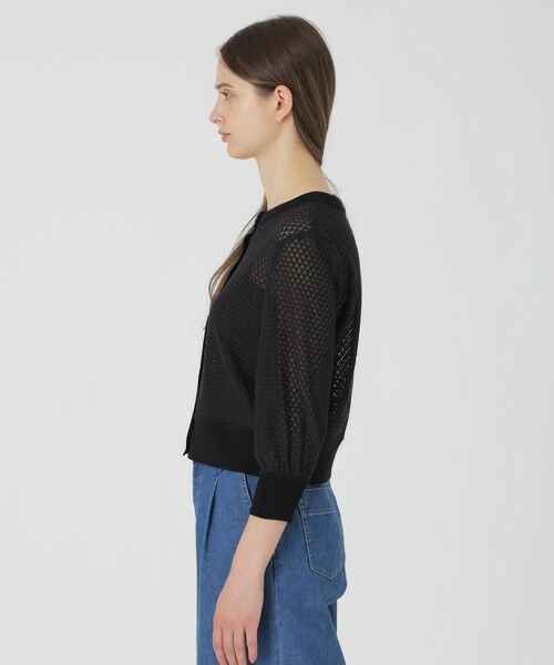 BLUE LABEL / BLACK LABEL CRESTBRIDGE / ブルーレーベル / ブラックレーベル・クレストブリッジ  ニット・セーター | 【予約販売】格子レースカーディガン | 詳細10