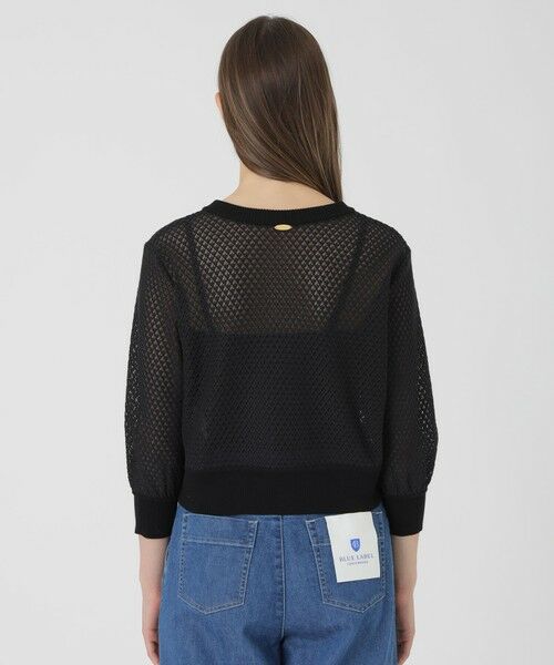 BLUE LABEL / BLACK LABEL CRESTBRIDGE / ブルーレーベル / ブラックレーベル・クレストブリッジ  ニット・セーター | 【予約販売】格子レースカーディガン | 詳細11